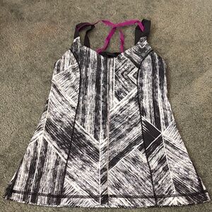 lululemon athletica Black and White Tank Top